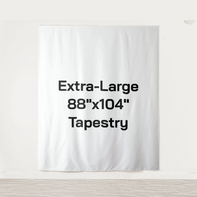 Tenture Créez Votre Propre Extra-Large 88"x104" (Devant)