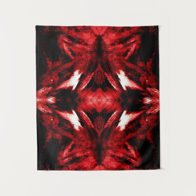 Tenture Crimson Symmetry (Devant)