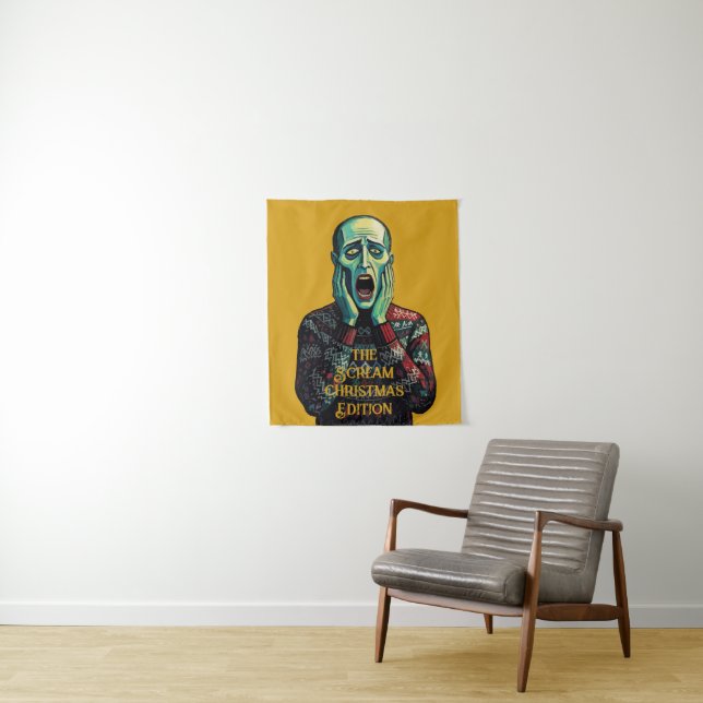 Tenture Crise de Noël - Edvard Munch Sweatshirt de Saison (En situation)