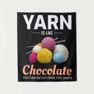 Tenture Crochet Crochet Tricot chocolat Crochet