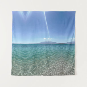 Tenture Crystal Water View Blue Sky Beach Vibe Paisible