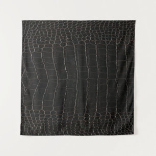 Tenture Cuir de crocodile luxueux : texture textile.