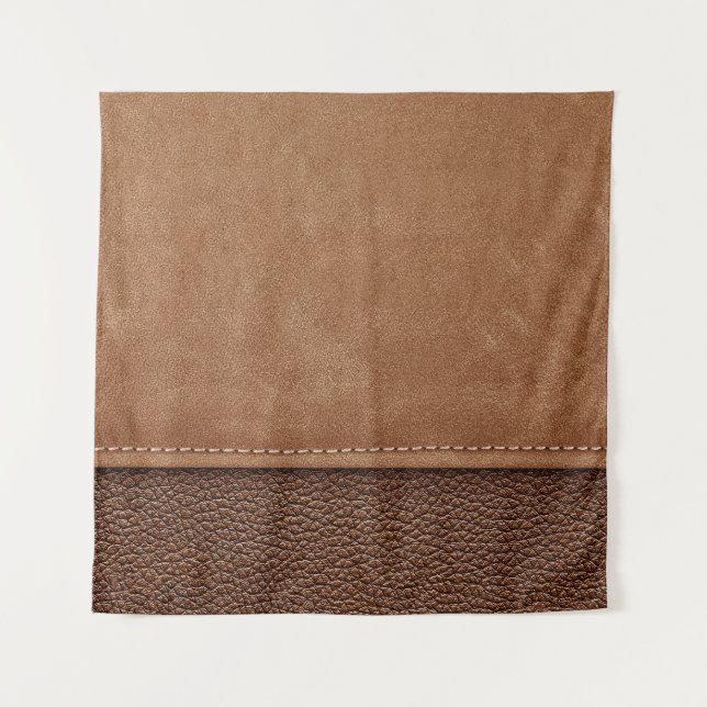 Tenture Cuir pointu : gris, noir arrière - plan. (Devant)