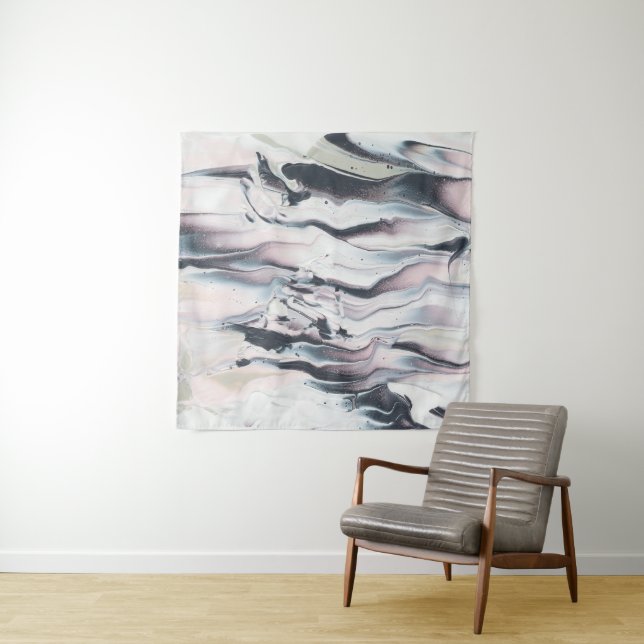 Tenture Culture de marbrure de V (En situation (horizontale))