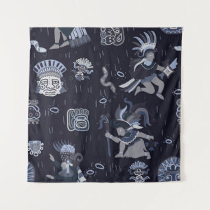 Tenture Culture incane : Motif graphique transparent