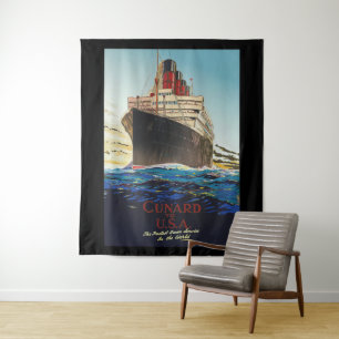 TENTURE CUNARD OCEAN LINER AQUITANIA