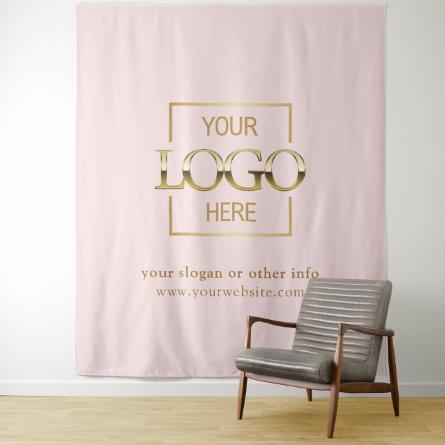 Tenture Custom Business Logo Corporate Event Backdrop (En situation)