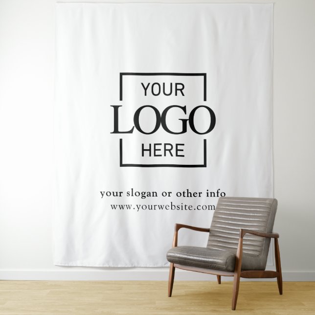 Tenture Custom Business Logo Corporate Event Backdrop (En situation)