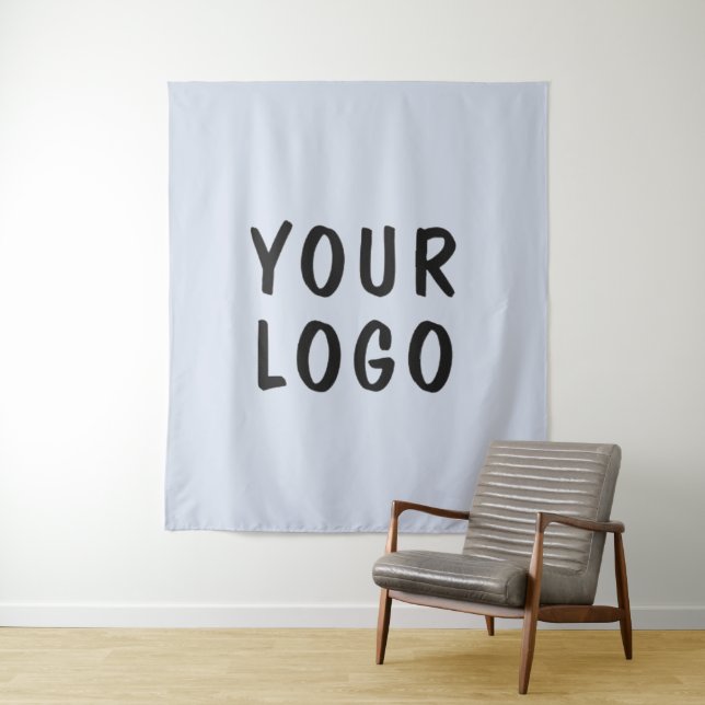 Tenture Custom Business Logo Photo Backdrop  (En situation)