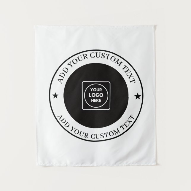 Tenture Custom Business Logo Upload Promotional Display (Devant)