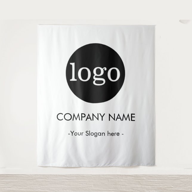 Tenture Custom Company business Logo Backdrop For Events (Devant)