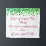 Tenture Custom Green Backdrop Anniversary Party Photo Prop<br><div class="desc">custom backdrop for photo booth, twinkle glitter backdrop for anniversary, bridal shower backdrop hen weekend, wedding photo booth backdrop sparkly, sweet 16 quinceanera 40th 50th, sparkle backdrop for birthday party, personalized 30th 21st 16th 15th, 25th fifteen sixteen twenty-fifth first, prop daughter girl woman welcome back sign, anniversary backdrop green and...</div>