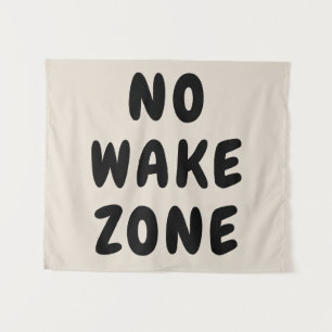 Tenture Custom No Wake Zone Playroom Nursery Boho Kid Wall
