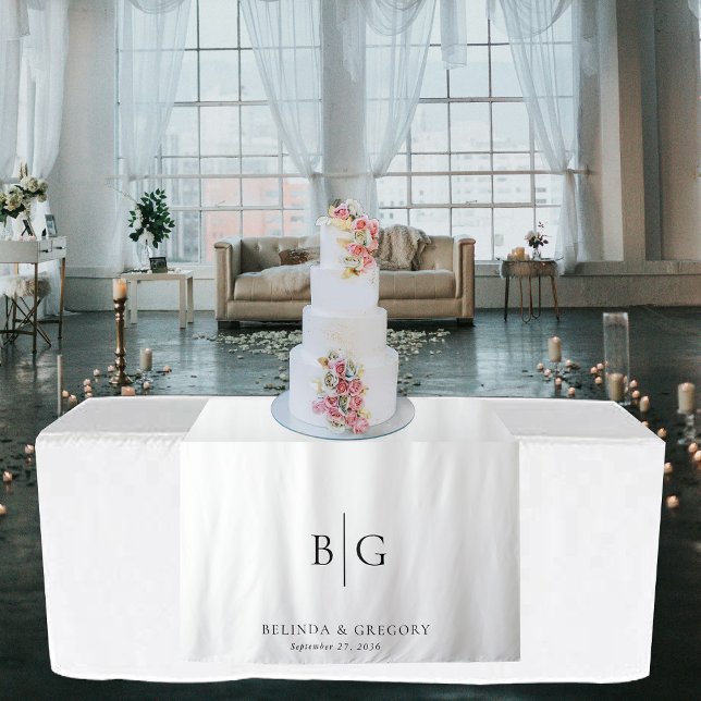 Tenture Custom Wedding Sweetheart Table Runner Decor Sign (Custom Wedding Sweetheart Table Runner Decor Tapestry)