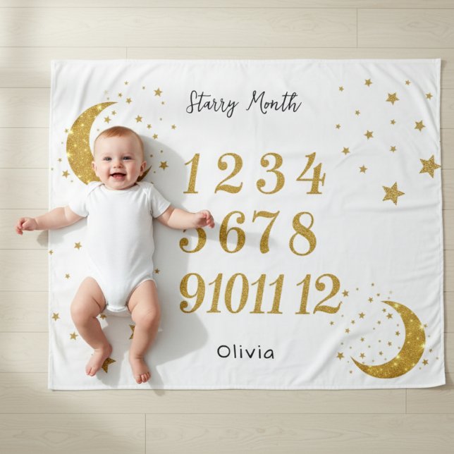 Tenture Customizable Starry Month Milestone Tapestry  (Créateur téléchargé)