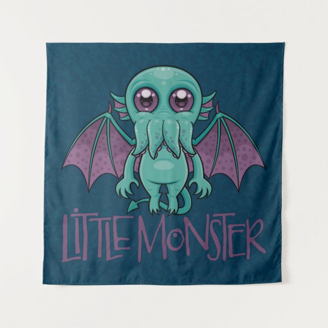 Tenture Cute Baby Cthulhu Little Monster (Devant)