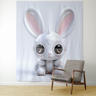 Tenture Cute Bunny Ears Tapestry