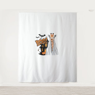 Tenture Cute Giraffe Boo Amusant Costume d'Halloween Zoo L