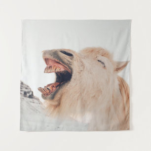 TENTURE CUTE LAMA ALPACA RIRE