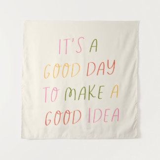 Tenture Cute Pastel Hand Lettering Motivational Quote Art 
