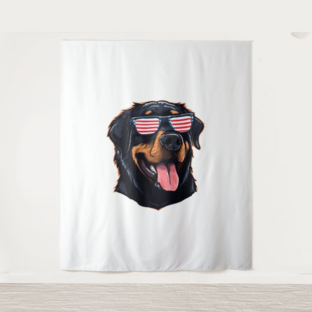 Tenture Cute Rottweiler Puppy (Devant)