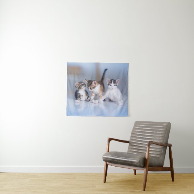 Tenture Cutest Baby Animals | 3 Tabby Kittens (En situation (horizontale))