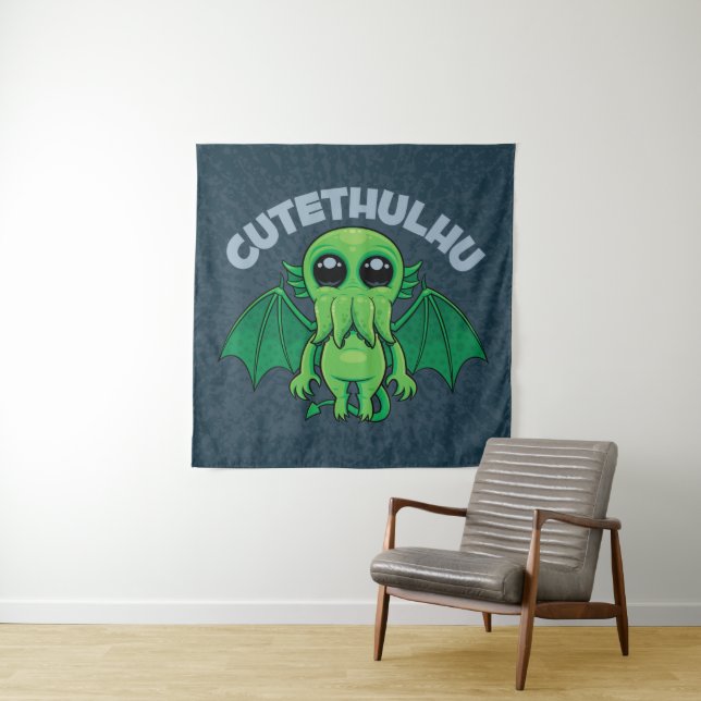 Tenture Cutethulhu (En situation)