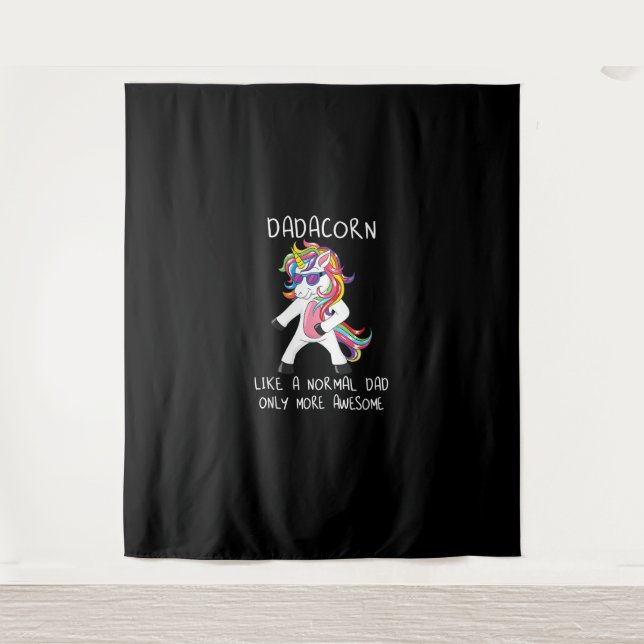 Tenture Dadacorn Comme Un Papa Seulement Plus Fantastique  (Devant)