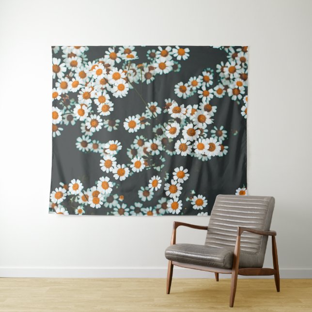 Tenture Daisy Daisies Floral (En situation (horizontale))
