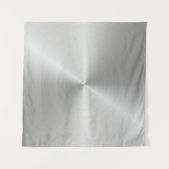 Tenture Dalles circulaires métal fer (Devant)