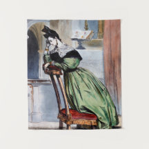 Dame victorienne contemporaine en vert - Elegant A