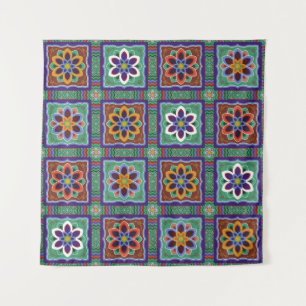 Tenture Dan-cheong. Art du temple traditionnel coréen.danc