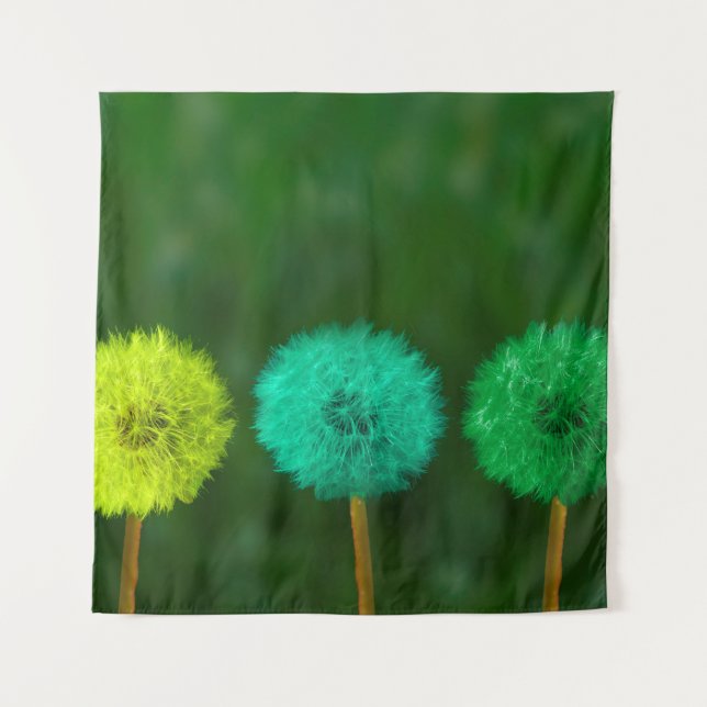 Tenture Dandelion multicolore (Devant)