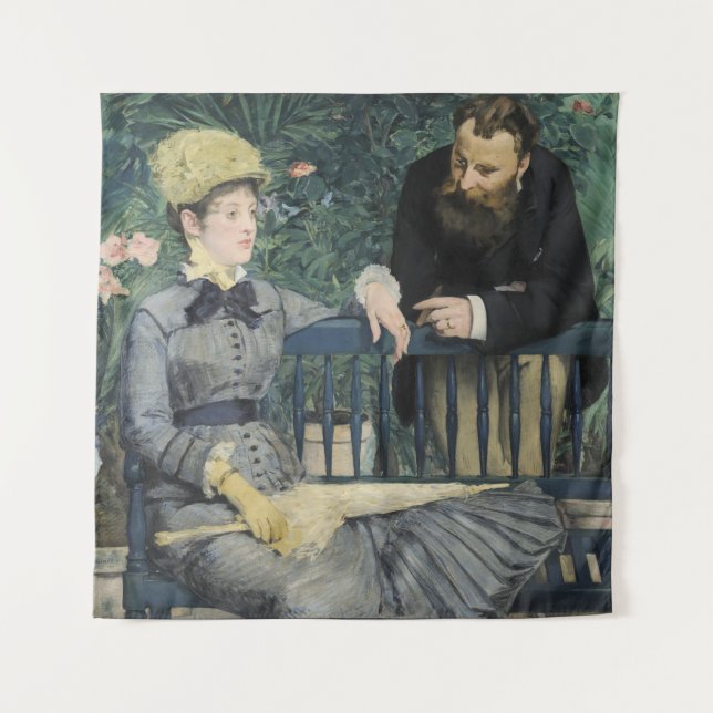 Tenture Dans la serre Edouard Manet  (Devant)