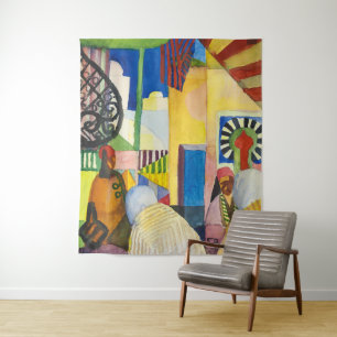 Tenture Dans les bazars   Auguste Macke  