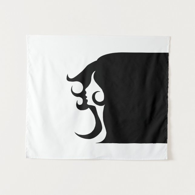 Tenture Deco mod woman (Devant (Horizontal))