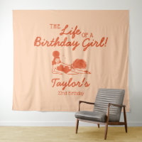 Décor de fête d'anniversaire de fille