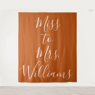 Tenture Décor de fond de douche de Mlle à Mme Banner Orang