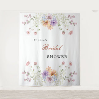 Tenture Décor de fond de mariage printanier aux fleurs sau