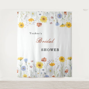 Tenture Décor de fond de mariage printanier aux fleurs sau
