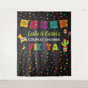 Tenture Décor de fond pour douche de couple Fiesta - Piñat