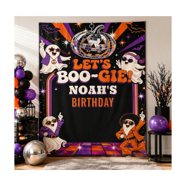Tenture Décor de fond pour une fête d'anniversaire Hallowe (Créateur téléchargé)