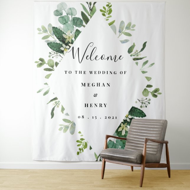 Tenture Décor de mariage, cadre photo, accessoire de photo (En situation)