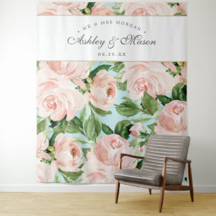 Tenture Décor de mariage Shabby Chic Photobooth
