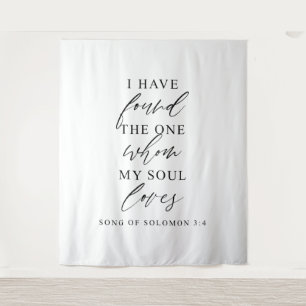 Tenture Décor de toile de fond de mariage J'ai trouvé celu