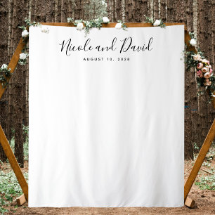 Tenture Décor de toile de fond minimaliste pour réception