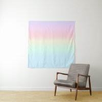 Décor moderne coloré aquarelle arc-en-ciel