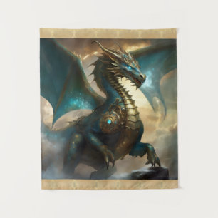 Tenture Décoration de chambre à coucher avec dragon éclair