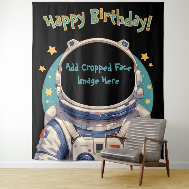 Tenture Décoration de fête d'anniversaire joyeux pour enfa (En situation)