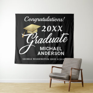 Tenture Décoration de fête de fin d'études sur mesure avec